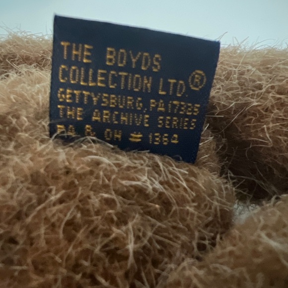 Boyds Bear Vtg Boyds Collection 1990-95 The Archive Series 8” Brown Jointed - Picture 8 of 8